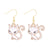 1 Pair Funny Cool Style Pumpkin Spider Web Ghost Enamel Zinc Alloy Drop Earrings