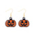 1 Pair Funny Cool Style Pumpkin Spider Web Ghost Enamel Zinc Alloy Drop Earrings