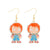 1 Pair Funny Cool Style Pumpkin Spider Web Ghost Enamel Zinc Alloy Drop Earrings