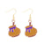 1 Pair Funny Cool Style Pumpkin Spider Web Ghost Enamel Zinc Alloy Drop Earrings