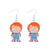 1 Pair Funny Cool Style Pumpkin Spider Web Ghost Enamel Zinc Alloy Drop Earrings