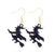 1 Pair Funny Cool Style Pumpkin Spider Web Ghost Enamel Zinc Alloy Drop Earrings