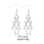 1 Pair Funny Geometric Plating Alloy Earrings