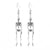 1 Pair Funny Geometric Plating Alloy Earrings