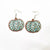 1 Pair Funny Pumpkin Printing Arylic Drop Earrings