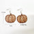 1 Pair Funny Pumpkin Printing Arylic Drop Earrings