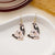 1 Pair Funny Skull Alloy Ear Hook