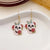 1 Pair Funny Skull Alloy Ear Hook