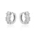 1 Pair Glam Cool Style Solid Color Copper Plating Inlay Zircon Gold Plated Earrings