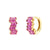 1 Pair Glam Cool Style Solid Color Copper Plating Inlay Zircon Gold Plated Earrings