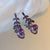 1 Pair Glam Luxurious Lady Flower Butterfly Copper Inlay Zircon Drop Earrings