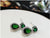 1 Pair Glam Water Droplets Inlay Brass Zircon Drop Earrings