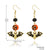 1 Pair Hip-Hop Funny Pumpkin Spider Skull Plating Zinc Alloy Drop Earrings