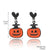 1 Pair Hip-Hop Funny Pumpkin Spider Skull Plating Zinc Alloy Drop Earrings