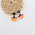 1 Pair Hip-Hop Retro Geometric Pumpkin Ghost Plating Arylic Drop Earrings