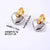 1 Pair Hip-hop Vintage Style Heart Shape Polishing Plating Titanium Steel Gold Plated Silver Plated Drop Earrings