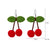 1 Pair IG Style Cute Santa Claus Gingerbread Wreath Enamel Inlay Zinc Alloy Pearl Drop Earrings