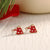 1 Pair IG Style Nordic Style Cute Christmas Tree Heart Shape Snowflake Plating Alloy Ear Studs