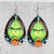 1 Pair IG Style Simple Style Cartoon Christmas Hat Monster Wood Drop Earrings