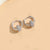 1 Pair Ig Style Circle Plating Inlay Copper Zircon 14k Gold Plated Earrings