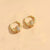 1 Pair Ig Style Circle Plating Inlay Copper Zircon 14k Gold Plated Earrings