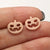 1 Pair Ig Style Cool Style Pumpkin Skull Ghost Plating Hollow Out Stainless Steel Ear Studs