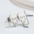 1 Pair Ig Style Cool Style Pumpkin Skull Ghost Plating Hollow Out Stainless Steel Ear Studs