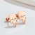 1 Pair Ig Style Cool Style Pumpkin Skull Ghost Plating Hollow Out Stainless Steel Ear Studs