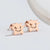 1 Pair Ig Style Cool Style Pumpkin Skull Ghost Plating Hollow Out Stainless Steel Ear Studs