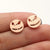 1 Pair Ig Style Cool Style Pumpkin Skull Ghost Plating Hollow Out Stainless Steel Ear Studs