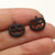 1 Pair Ig Style Cool Style Pumpkin Skull Ghost Plating Hollow Out Stainless Steel Ear Studs