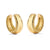 1 Pair Ig Style French Style Simple Style Leaves Twist Plating Inlay Copper Zircon 18k Gold Plated Ear Cuffs