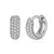 1 Pair Ig Style Round Plating Inlay Copper Zircon White Gold Plated Gold Plated Earrings