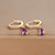 1 Pair Ig Style Shiny Water Droplets Plating Inlay Stainless Steel Zircon Drop Earrings