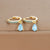 1 Pair Ig Style Shiny Water Droplets Plating Inlay Stainless Steel Zircon Drop Earrings