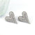 1 Pair Ig Style Simple Style Round Water Droplets Heart Shape Plating Inlay Copper Zircon 18k Gold Plated Silver Plated Ear Studs