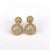 1 Pair Ig Style Simple Style Round Water Droplets Heart Shape Plating Inlay Copper Zircon 18k Gold Plated Silver Plated Ear Studs