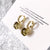 1 Pair Ig Style Square Inlay Copper Crystal Zircon Earrings