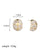 1 Pair Ig Style Water Droplets Plating Copper 18k Gold Plated Ear Studs