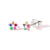 1 Pair Ins Style Fashion Heart Shape Butterfly Plating Inlay Copper Zircon Gold Plated Earrings