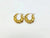 1 Pair Ins Style U Shape Geometric Plating Stainless Steel 18k Gold Plated Earrings