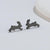 1 Pair Japanese Style Rabbit Animal Titanium Steel Plating Ear Studs