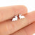 1 Pair Japanese Style Rabbit Animal Titanium Steel Plating Ear Studs