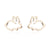 1 Pair Japanese Style Rabbit Animal Titanium Steel Plating Ear Studs