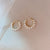 1 Pair Korean Style Round Imitation Pearl Alloy Earrings