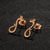 1 Pair Lady Animal Stainless Steel Irregular Plating Ear Studs