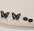 1 Pair Lady Butterfly Stainless Steel Plating Ear Studs