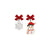 1 Pair Lady Geometric Plating Alloy Earrings