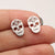 1 Pair Lady Leaf Heart Shape Stainless Steel Irregular Plating Ear Studs