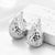 1 Pair Lady Water Droplets Plating Inlay Stainless Steel Artificial Diamond 18k Gold Plated Ear Studs